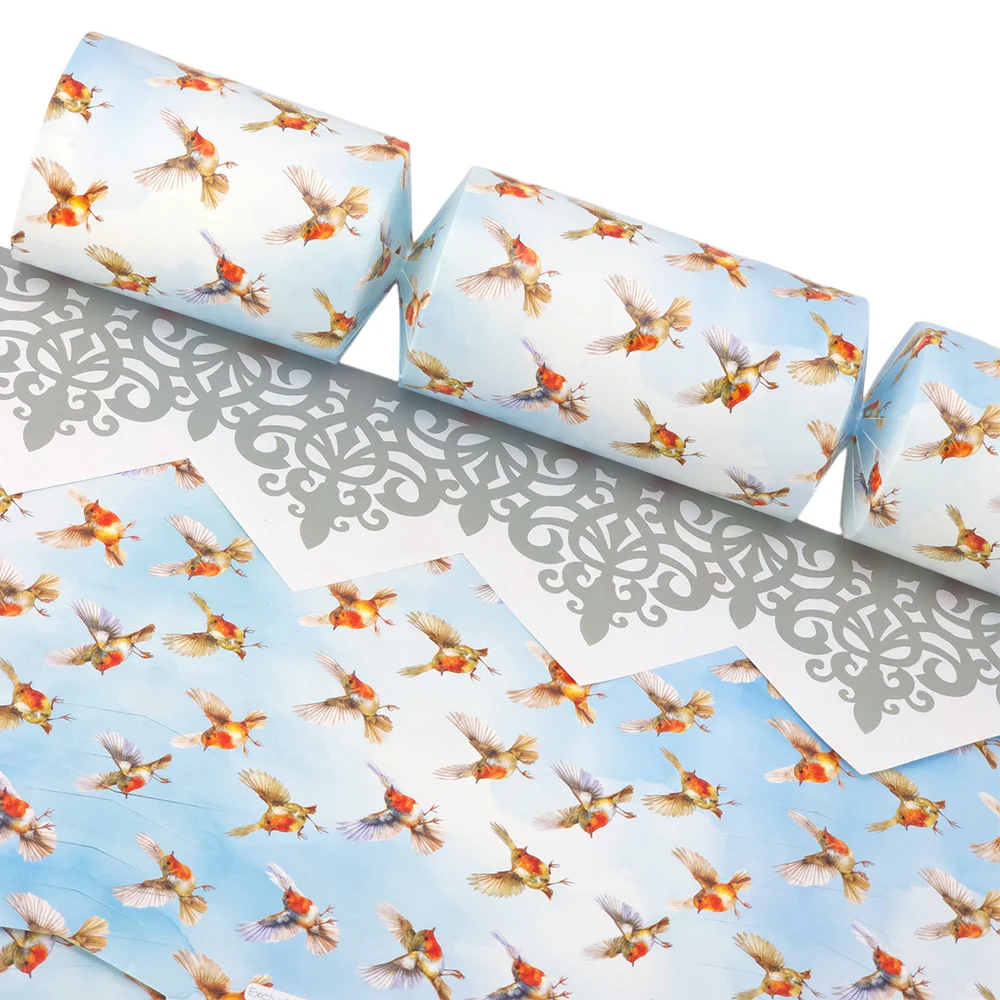 Watercolour Robins | Cracker Making Craft Kit | Make & Fill Your Own - Image 8